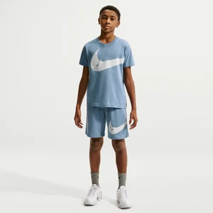 Spodenki z dzianiny dresowej dla dużych dzieci Nike Club - Niebieski