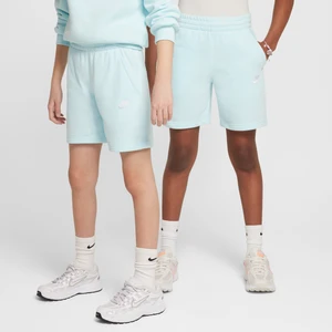 Spodenki z dzianiny dresowej dla dużych dzieci Nike Sportswear Club Fleece - Niebieski