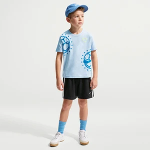 Spodenki z dzianiny dresowej dla małych dzieci Nike Goal Mode - Czerń