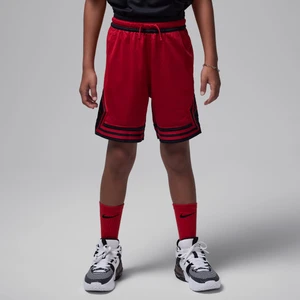 Spodenki z motywem otwartego rombu dla dużych dzieci Dri-FIT Jordan - Czerwony