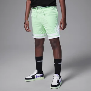 Spodenki z motywem otwartego rombu dla dużych dzieci Dri-FIT Jordan - Zieleń