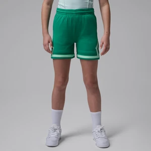 Spodenki z motywem otwartego rombu dla dużych dzieci Dri-FIT Jordan - Zieleń