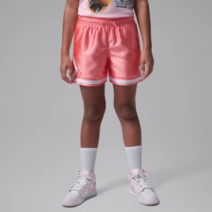 Spodenki z motywem otwartego rombu dla dużych dzieci Jordan Durasheen - Różowy