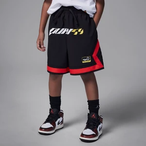 Spodenki z motywem otwartego rombu dla dużych dzieci Q54 Jordan Dri-FIT - Czerń