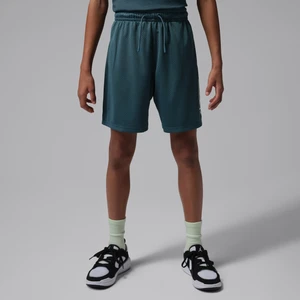 Spodenki z siateczki dla dużych dzieci Jordan Brooklyn Baseline - Niebieski