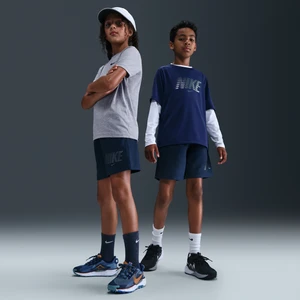 Spodenki z tkaniny dla dużych dzieci (chłopców) Dri-FIT Nike Multi - Niebieski