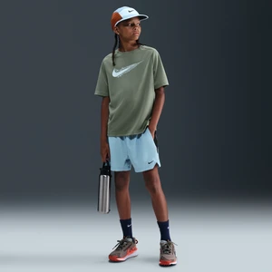 Spodenki z tkaniny dla dużych dzieci Dri-FIT Nike Multi Tech - Niebieski