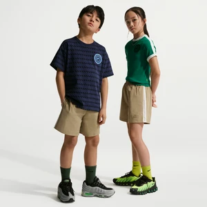 Spodenki z tkaniny dla dużych dzieci Nike - Brązowy