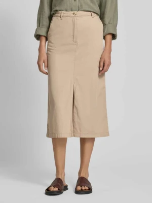 Spódnica chino midi z mieszanki bawełny i lyocellu Tommy Hilfiger