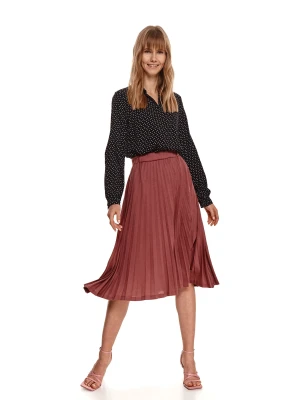 Spódnica damska ciemny róż rozkloszowana - SSD1715CR spódnica regularna - TOP SECRET - Odzieżowy sklep internetowy TOP SECRET