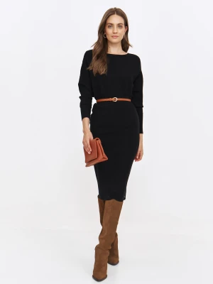 Spódnica damska czarna ołówkowa - SSD1948CA spódnica - TOP SECRET - Odzieżowy sklep internetowy TOP SECRET