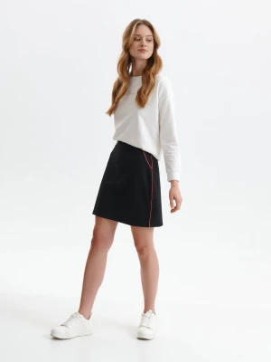 Spódnica damska czarna trapezowa - DSD0040CA mini spódniczka - DRYWASH - Odzieżowy sklep internetowy TOP SECRET