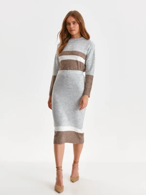 Spódnica damska szara - SSD1779SZ spódnica regularna - TOP SECRET - Odzieżowy sklep internetowy TOP SECRET