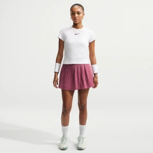 Spódnica damska z wysokim stanem do tenisa Nike Victory Dri-FIT - Czerwony