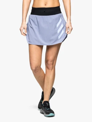 Spódnica do biegania adidas TERREX Agravic Pro Trail Running Skirt - silver violet