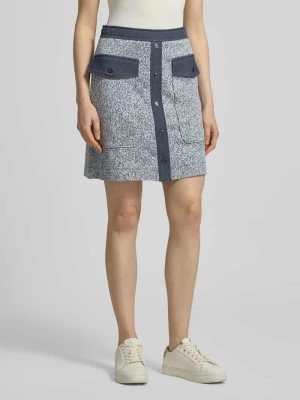 Spódnica do kolan z mieszanki wiskozy Marc Cain