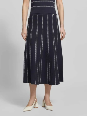 Spódnica dzianinowa z mieszanki wiskozy z elastycznym pasem Liu Jo White