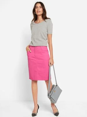 Spódnica dżinsowa ze stretchem bonprix