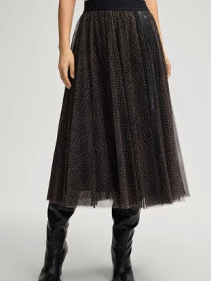 Spódnica Fridi w kolorze brązowo-czarnym we wzór Joop