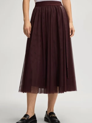 Spódnica Fridi z tiulu w kolorze bordowym Joop