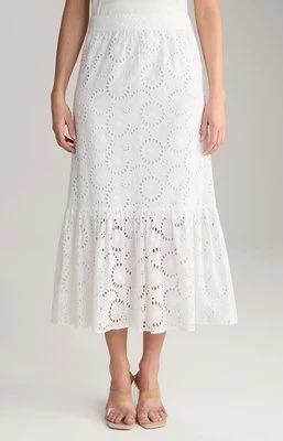 Spódnica haftowana w kolorze białym Joop