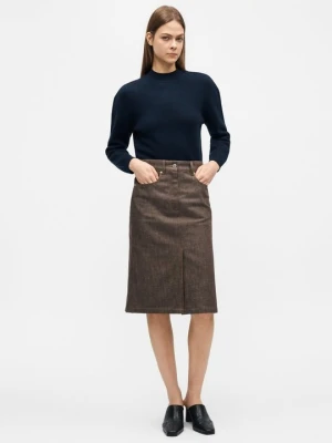 Spódnica jeansowa A.p.c. brązowy