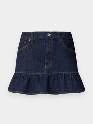 Spódnica jeansowa Abercrombie & Fitch niebieski denim