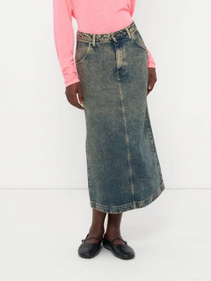 Spódnica jeansowa American Vintage brązowy