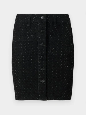 Spódnica jeansowa Armani Exchange czarny