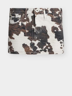 Spódnica jeansowa BDG Urban Outfitters brązowy