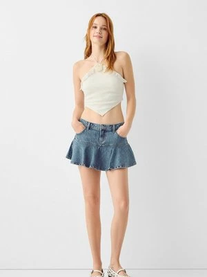 Spódnica jeansowa Bershka