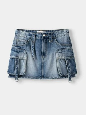 Spódnica jeansowa Bershka