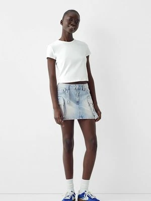 Spódnica jeansowa Bershka