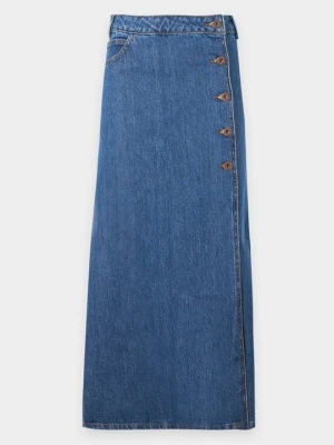 Spódnica jeansowa Billabong niebieski denim