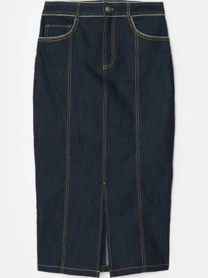 Spódnica jeansowa Cinq à Sept niebieski denim