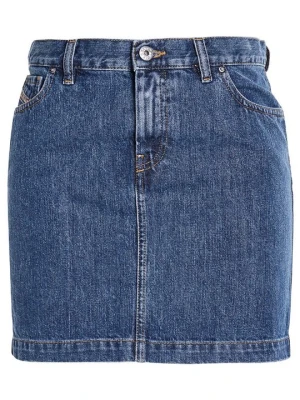 Spódnica jeansowa Diesel granatowy