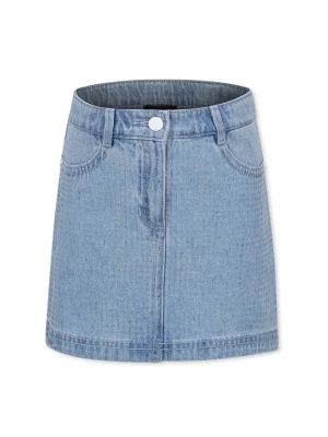 Spódnica jeansowa DKNY niebieski denim