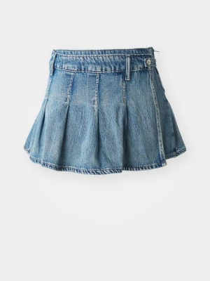 Spódnica jeansowa Free People niebieski