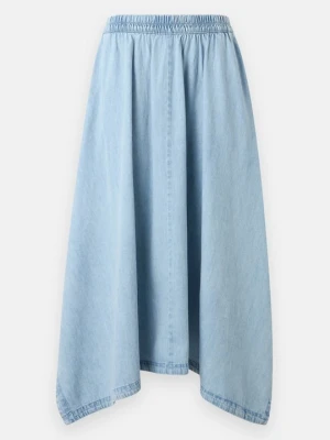 Spódnica jeansowa GAP jasnoniebieski denim