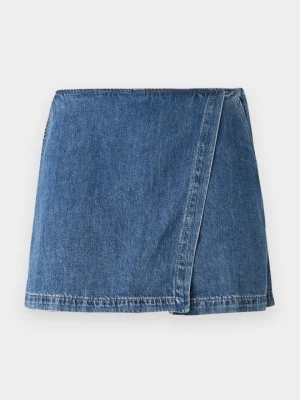 Spódnica jeansowa GAP niebieski denim