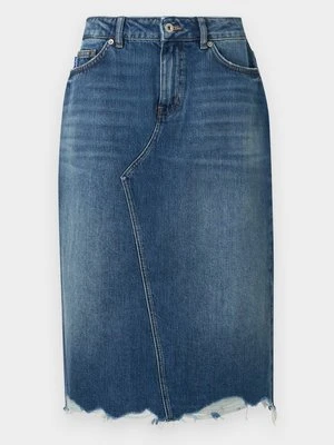 Spódnica jeansowa Hugo jasnoniebieski denim