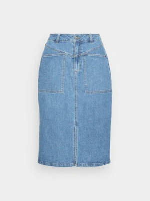 Spódnica jeansowa Kaffe niebieski denim