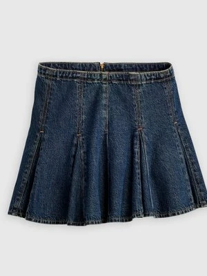 Spódnica jeansowa Levi's ciemnoniebieski