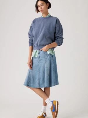 Spódnica jeansowa Levi's niebieski denim