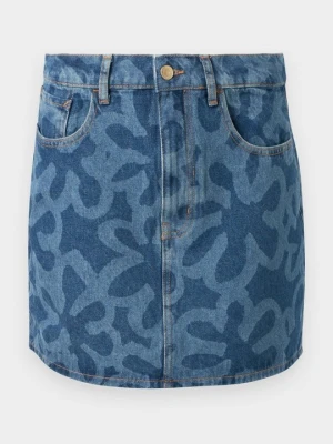 Spódnica jeansowa Marimekko niebieski denim