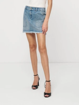 Spódnica jeansowa Michael Kors niebieski