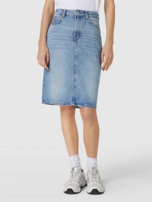 Spódnica jeansowa o długości do kolan z 5 kieszeniami Marc O'Polo