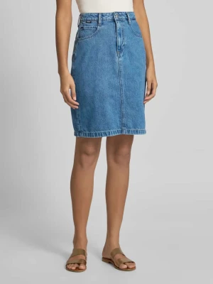 Spódnica jeansowa o długości do kolan z 5 kieszeniami model ‘COBALTIDE’ Boss