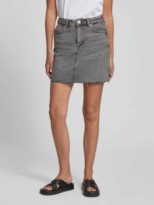 Spódnica jeansowa o kroju regular fit z mieszanki bawełny model 'TESSA' Vero Moda