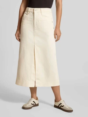 Spódnica jeansowa o lejącym kroju z mieszanki bawełny i lyocellu model ‘SEMAIRE’ Boss